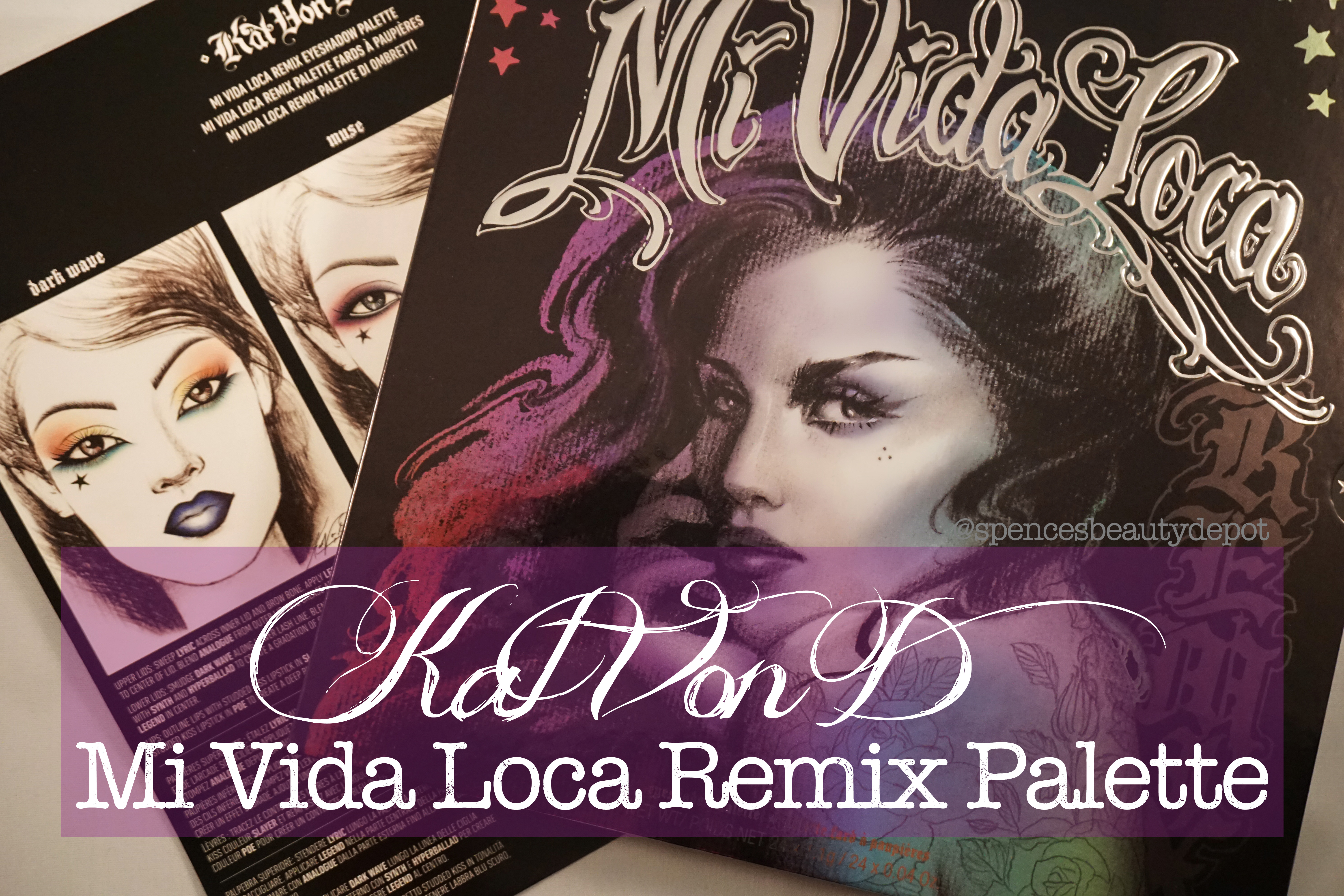First Impression Kat Von D Mi Vida Loca Remix Eyeshadow Palette